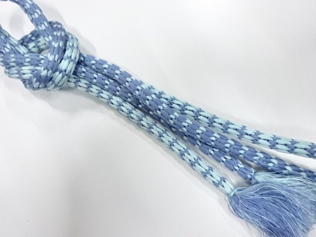 JAPANESE KIMONO / HAND-TIED OBIJIME